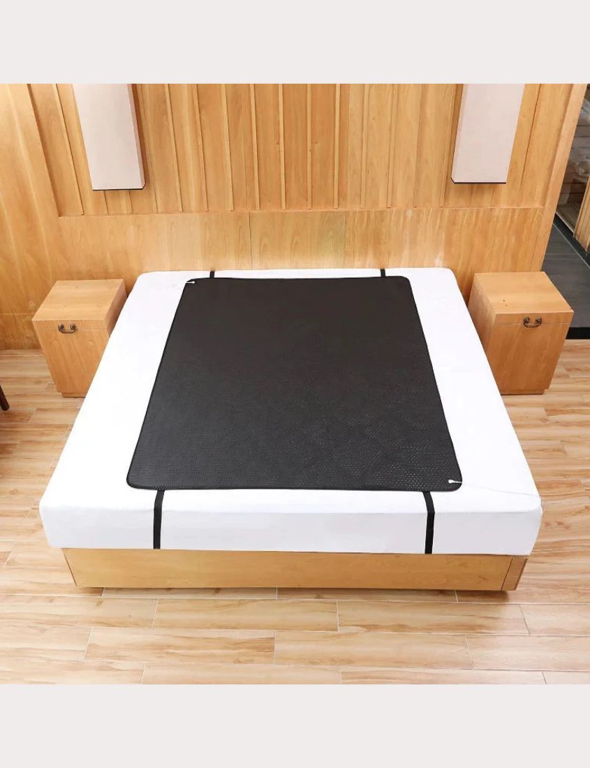 Leather grounding bed mat with adapter - 1 pc