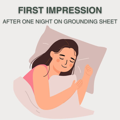 Impressions after first night on a grounding sheet