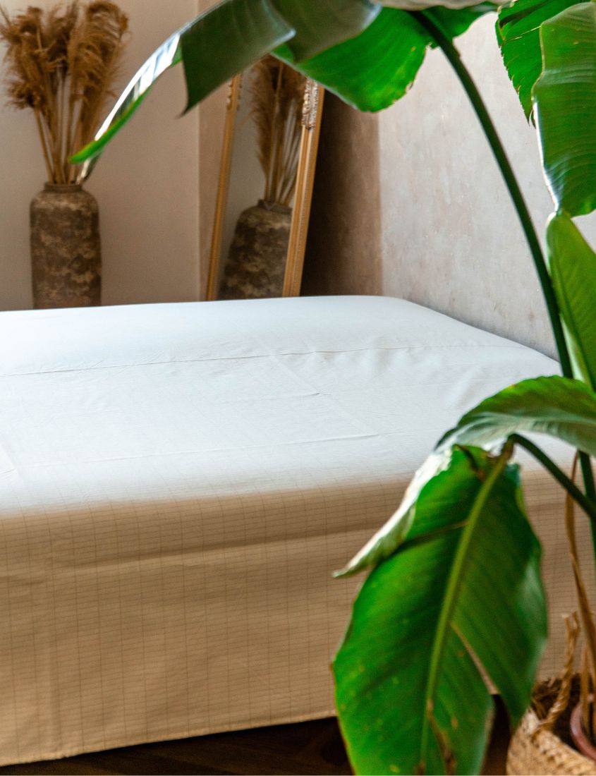 Beige grounding sheet with adapter - 1 pc